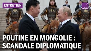 Vladimir Poutine en Mongolie  controverse autour dune visite sous mandat darrêt international [upl. by Field]