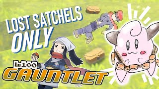 670  Raising a Pokémon to Lv 100 using ONLY Lost Satchels The Lv 100 Gauntlet [upl. by Charie495]