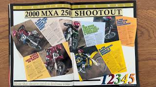 2000 250cc Shootout  Motocross Action Magazine [upl. by Itaws]