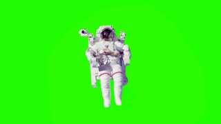 Astronaut Green Screen Animation [upl. by Larsen296]