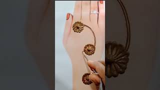 Easy And Simple Mehndi Design mehndi [upl. by Bobseine604]