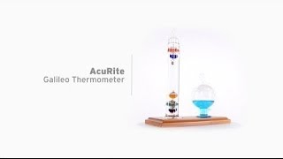 AcuRite Galileo Thermometers  Art amp Science [upl. by Itsyrc]