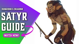 Satyr 5e  Ultimate Race Guide for Dungeons and Dragons [upl. by Cloris]