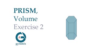 Calculating the Volume of Hexagonal Prism [upl. by Piefer]