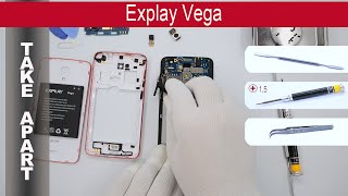 How to disassemble 📱 Explay Vega Take Apart Tutorial [upl. by Gillmore]