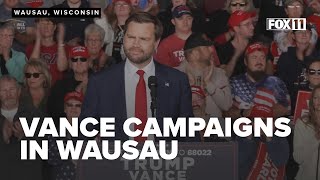 JD Vance in Wausau [upl. by Kinnon]