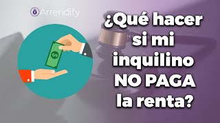 ¿Qué hacer si mi inquilino no paga la renta [upl. by Amehsat]