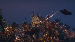 Minecraft Liberator Massive City Assault [upl. by Ahseit]