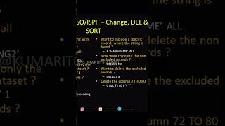 Mainframe  TSOISPF Tips kumaritchannel ibm mainframes interview jcl [upl. by Howzell]