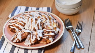 Air Fryer Buttermilk Apple Fritters Recipe [upl. by Ntsuj967]