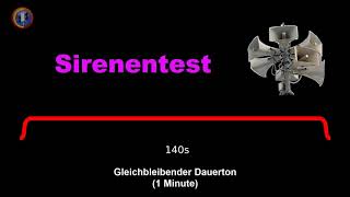 Elektronische Sirene  Sirenentest 🇨🇿  Soundfile Audio [upl. by Mloc]