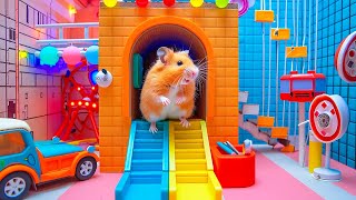 Hamster Conquers Ultimate Maze Challenge  Great Escape 🐹 Hamster Maze [upl. by Ellevel]