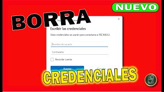 ✅ Cómo ELIMINAR las CREDENCIALES RDP Protocolo de escritorio remoto guardadas en Windows 11 y 10 K [upl. by Elinore]