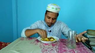 Chicken curry and white pulao  With Robiul The Eat Man [upl. by Ediva]