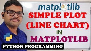 SIMPLE PLOT IN MATPLOTLIB  LINE PLOT IN MATPLOTLIB  MATPLOTLIB LIBRARY  PYTHON PROGRAMMING [upl. by Eednac148]