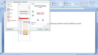 Word Wykonywanie obramowania tekstu [upl. by Titos327]