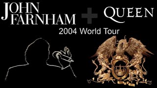 John Farnham What If Series Queen  Farnham World Tour [upl. by Lachus789]