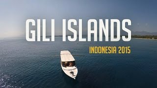 Our trip to the Gili Islands 2015 DJI Phantom 2 amp GoPro Hero 4 [upl. by Negaem]