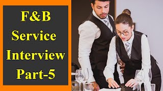 FampB Service Interview Question amp Answers Part5 [upl. by Unni]