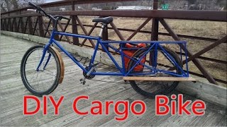 DIY Cargo Bike  Turning an old mountain bike into a cargo hauler [upl. by Rayner]