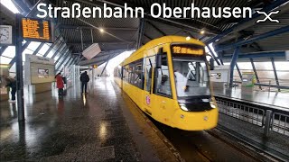 Straßenbahn Oberhausen  Mülheim an der Ruhr  Tram 112  ÖPNVTrasse Oberhausen  STOAG  Ruhrbahn [upl. by Ylekalb]