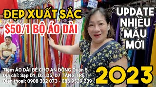 501 bộ ÁO DÀI ĐẸP  Mua áo TẶNG QUẦN  Vải ÁO DÀI BÉ CHỢ AN ĐÔNG nhiều MẪU ĐẸP giá HỜI [upl. by Odom]