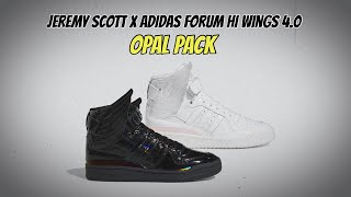 Jeremy Scott x adidas Forum Hi Wings 40 Opal Pack [upl. by Ilaw]