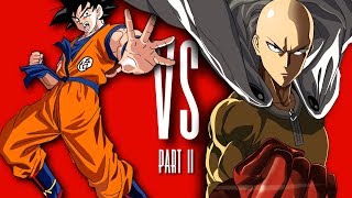 Goku Vs Saitama Rap Battle Part II One Punch Man  Daddyphatsnaps [upl. by Jillane]