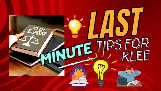 Last minute tips for KLEE  KERALA LAW ENTRANCE EXAM lawentrance klee dullbentrance malayalam [upl. by Margarida593]