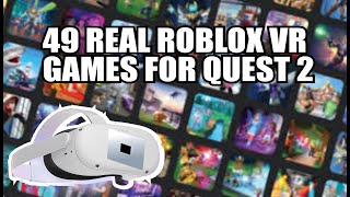 Fun Roblox VR Games To Play On Quest 23 [upl. by Lekkim]