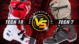 Alpinestars Tech 10 vs Tech 7  Which Motocross Boot is Best For You [upl. by Abbottson359]