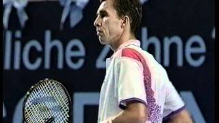 European Mixed Masters 1993 SF Lendl vs McEnroe 22 [upl. by Annoj959]