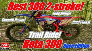 Best 300 2Stroke 2024 Beta 300 Race Edition Trail RideBeta Rideability [upl. by Airat]