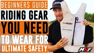 How to Choose the Proper Dirt Bike Riding Gear  Safety is KEY [upl. by Zanahs]