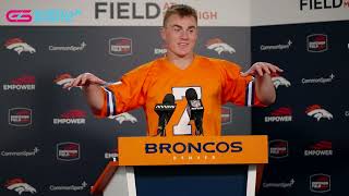 BO NIX LEADS BRONCOS TO WIN OVER RAIDERS  Bo Nix  Postgame Presser  Broncos vs Raiders [upl. by Heller]