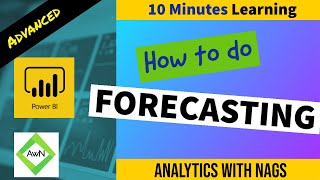 Power BI Tutorial 3050  How to do Forecasting in Power BI [upl. by Masterson491]