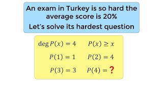 Solving an incredibly difficult question from Turkey [upl. by Euqinwahs]