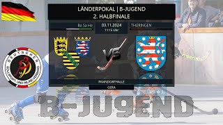 10 🏑 ROLLHOCKEY 🇩🇪 LÄNDERPOKAL  2 HALBFINALE  SG BSH vs Thüringen [upl. by Aenotna]