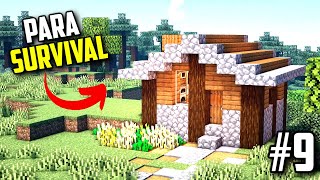 COMO HACER una CASA para SURVIVAL MINECRAFT PEQUEÑA [upl. by Etterb288]