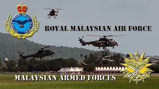 LIMA 23 Malaysian Armed Forces MD530G  RMAF AW139 amp EC725 in Action  Afternoon Session [upl. by Arihsaj970]