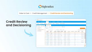 Revolutionize Credit Risk Management with HighRadius Credit Review amp Decisioning [upl. by Adner]