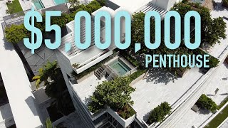 INSIDE A 5000000 PENTHOUSE WITH A PRIVATE ROOFTOP  MIAMI BEACH  FLORIDA  EPISODE 26 [upl. by Noryv]