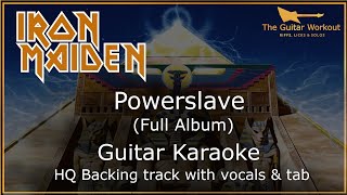 Iron Maiden  Powerslave FULL ALBUM HQ Backing Track with vocals amp tab [upl. by Ecnarf]