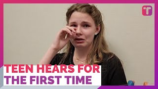 Emotional Moment Teen Hears For First Time With Cochlear Implants [upl. by Alix]