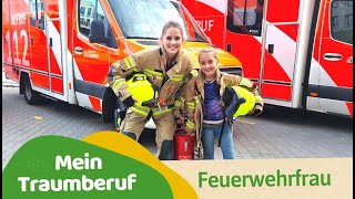 Feuerwehrschule 🚒 Ein Tag als Feuerwehrmannfrau  Mein Traumberuf  Kinderdoku [upl. by Willard469]