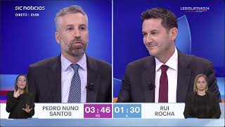 Debate 5 Fev Pedro Nuno Santos PS contra Rui Rocha IL  Eleições Legislativas 2024 [upl. by Iret]