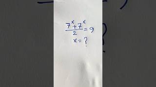 Exponential Equation maths mathproblems shorts [upl. by Terti]