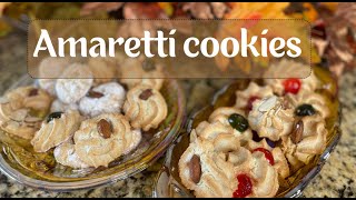 30 Minute Amaretti Cookies Easy Stepbystep Recipe [upl. by Curhan425]