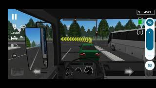 the bus overtaking a cargameplay [upl. by Eetnwahs681]