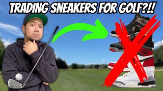 IS THIS THE END OF MY SNEAKER JOURNEY TRADING SNEAKERS FOR GOLF SPIKES [upl. by Anirat]